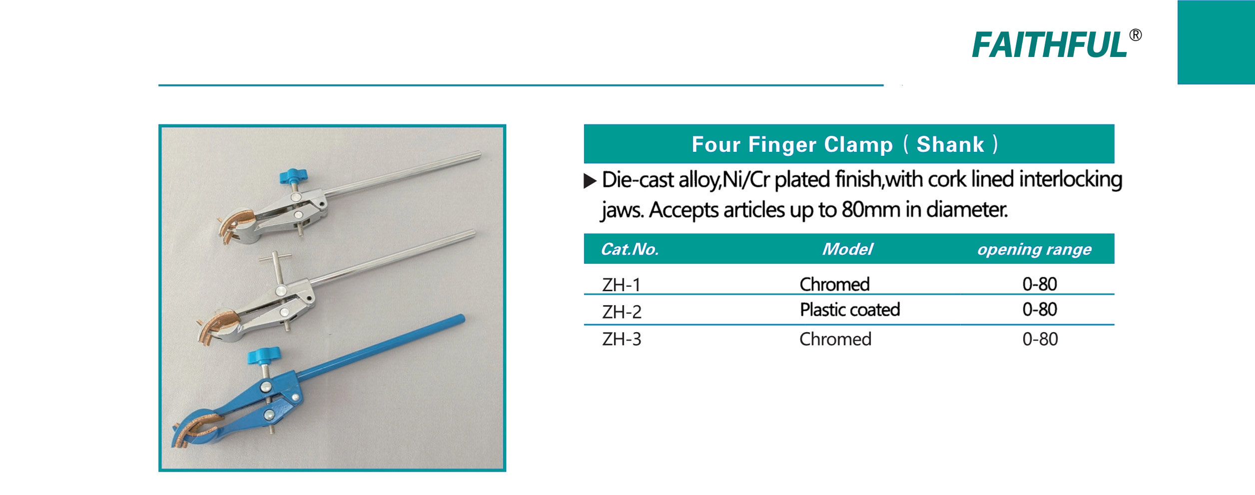 ملحقات المختبر clamp-ZH-1 ZH-2 ZH-3